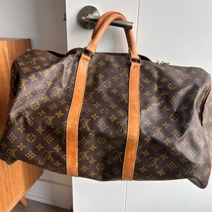 Vintage Louis Vuitton Brown Monogram Duffel Bag
